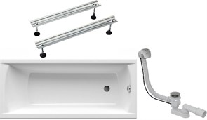RAVAK SET-набор акриловая ванна CLASSIC 170x70 с опорой и сливом-переливом 70508043