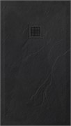 ESBANO Flat Поддон прямоугольный размер 120x80 см, черный ESPFT128B