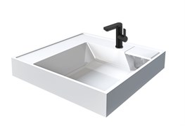 MADERA Vega  Раковина на стиральную машину ширина 50 см, цвет белый 4627173210959