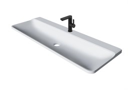 MADERA Solo Раковина мебельная и на столешницу ширина 120 см, цвет белый 4680173710461