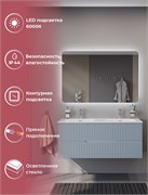 CEZARES Зеркало с интерьерной подсветкой, без выключателя, CZR-SPC-DUET-1200-800-LED, 12V, 220-240V, 1200x800x30 CZR-SPC-DUET-1200-800-LED