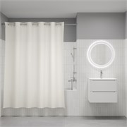 IDDIS Штора для ванной Бэйс (Base) 200x180 см, полиэстер, светло-бежевый (TS01P18i11) TS01P18i11