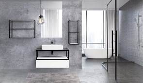 CEZARES Cadro Вставка в дно металлического каркаса под раковину, 116,3x42,3x1,6 CADRO-120-MENS-NO
