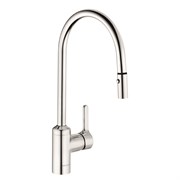 KLUDI Bingo Star однорычажный смеситель для кухни DN 15, с выдвижным поворотным изливом 42852-KLUDI