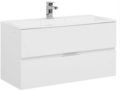 AQUANET Алвита 100 Тумба для ванной комнаты с раковиной Тумба с раковиной AQUANET Alvita 100 -