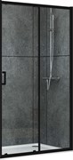 Душевая дверь ABBER Schwarzer Diamant, двери раздвижные, стекло6 мм