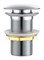 GID Донный клапан CH100 Хром без перелива, ширина 7,5 см - фото 104671