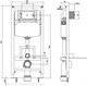 E21749RU-00 Унитаз c инсталляцией Jacob Delafon Rodin+, сиденье тонкое микролифт, клавиша хром (E29025+E20858-CP+EDY102+E23280) - фото 106704