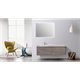 BLACK&WHITE Мебель U909.1500 основной шкаф, Hopper металлический ящик, кварцевая / раковина (1494x582x450) - фото 108919