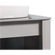 BLACK&WHITE Мебель U915.1600R основной шкаф, Blum металлический ящик, керамогранит / раковина (1594x545x400) - фото 108969