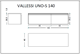 ARMADIART Ящик под столешницу 140см АНТРАЦИТ мат. VALLESSI UNO-S ARMADIART-897-140-A mat - фото 109620