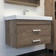 COMFORTY Тумба-умывальник Никосия 80П дуб темный с раковиной Fest 80 COMFORTY 00-00008856 - фото 114072