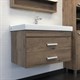 COMFORTY Тумба-умывальник Никосия 80П дуб темный с раковиной Fest 80 COMFORTY 00-00008856 - фото 114073