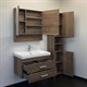 COMFORTY Тумба-умывальник Никосия 80П дуб темный с раковиной Fest 80 COMFORTY 00-00008856 - фото 114078