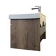 COMFORTY Тумба-умывальник Никосия 80П дуб темный с раковиной Fest 80 COMFORTY 00-00008856 - фото 114080