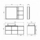 COMFORTY Шкаф подвесной "Таллин-40" дуб натуральный COMFORTY 00-00009970 - фото 114657