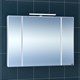 SANTA Зеркальный шкаф СаНта Стандарт 100 113013, цвет белый, с подсветкой - фото 116273