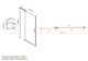 VINCEA Душевая дверь Extra VDP-1E1011CL, 1000/1100, хром, стекло прозрачное VINCEA VDP-1E1011CL - фото 119407