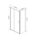 VINCEA Душевой уголок Garda VSR-1G9012CLB, 1200*900, черный, стекло прозрачное VINCEA VSR-1G9012CLB