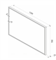 SINTESI Зеркало ARMADIO CROMO 120 с LED-подсветкой  1200x700 SIN-SPEC-ARMADIO-CROMO-120