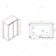 RGW CL-48 (RGW CL-14 +RGW Z-050-1) 1400x800 Душевой уголок 32094884-011 - фото 131505