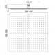 RGW 500x500 Верхний душ 3D квадратный SP-82 21148250-01 - фото 135392