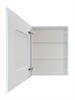 CONTINENT Зеркало-шкаф ALLURE 550х800 белый левый со светодиодной подсветкой - фото 136744
