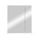 CONTINENT Зеркало-шкаф EMOTION 700х800 белый  со светодиодной подсветкой - фото 136878