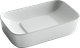 CERAMICA NOVA Умывальник чаша накладная прямоугольная с керамической накладкой на сливное отверстие Element 600*375*145мм - фото 140249