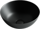CERAMICA NOVA Умывальник чаша накладная круглая (цвет Чёрный Матовый) Element 358*358*155мм - фото 140326