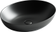 CERAMICA NOVA Умывальник чаша накладная овальная (цвет Чёрный Матовый) Element 520*395*130мм - фото 140436