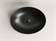 CERAMICA NOVA Умывальник чаша накладная овальная (цвет Чёрный Матовый) Element 520*395*130мм - фото 140439