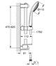 GROHE Душевой гарнитур Champagne Euphoria 27232001 - фото 142698