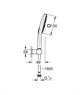 GROHE 26588LS0 Rainshower SmartActive 130 Cube Душевой набор, 3 вида струй, белая луна GROHE-26588LS0 - фото 142960
