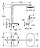 GROHE Душевая система Rainshower System SmartControl 26250LS0 GROHE-26250LS0 - фото 143992