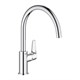 GROHE 31231001 BauCurve Смеситель для кухни, высокий излив, хром - фото 145358