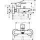 HANSGROHE 72440000 Rebris S смеситель для ванны - фото 147312