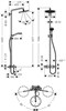 HANSGROHE Душевая стойка Hansgrohe Croma Select 280 Air 1jet Showerpipe 26792000 - фото 148263