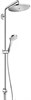 HANSGROHE Душевая стойка Hansgrohe Croma Select 280 Air 1jet Showerpipe Reno EcoSmart 26793000 - фото 148264