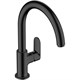 HANSGROHE Кухонный смеситель 260 однорычажный с поворотным изливом Hansgrohe Vernis Blend M35 71870670 черный - фото 148733