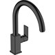 HANSGROHE Кухонный смеситель 260 однорычажный с поворотным изливом Hansgrohe Vernis Shape M35 71871670 черный - фото 148737