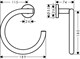 HANSGROHE Полотенцедержатель кольцо Hansgrohe Logis Universal 41724000 41724000 - фото 148902