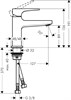 HANSGROHE Смеситель Hansgrohe Metropol для раковины 32500140, шлифованная бронза - фото 149350