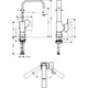 HANSGROHE Смеситель Hansgrohe Metropol раковины 32511990, полированное золото - фото 149367