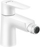 HANSGROHE Смеситель Hansgrohe Talis E для биде, однорычажный, со сливным гарнитуром 71720700, матовый белый - фото 149369