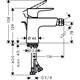 HANSGROHE Смеситель Hansgrohe Talis E для биде, однорычажный, со сливным гарнитуромматовый ч, матовый белыйерный 71720670 - фото 149372