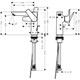 HANSGROHE Смеситель Hansgrohe Talis E для раковины со сливным гарнитуром 71754990, полированное золото - фото 149376