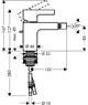 HANSGROHE Смеситель для биде Hansgrohe Metris S 31261000 - фото 149412