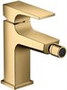 HANSGROHE Смеситель для биде со сливным клапан Push-Open Hansgrohe Metropol 32520990 золото - фото 149445