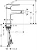 HANSGROHE Смеситель для биде со сливным клапан Push-Open Hansgrohe Metropol 32520990 золото - фото 149446